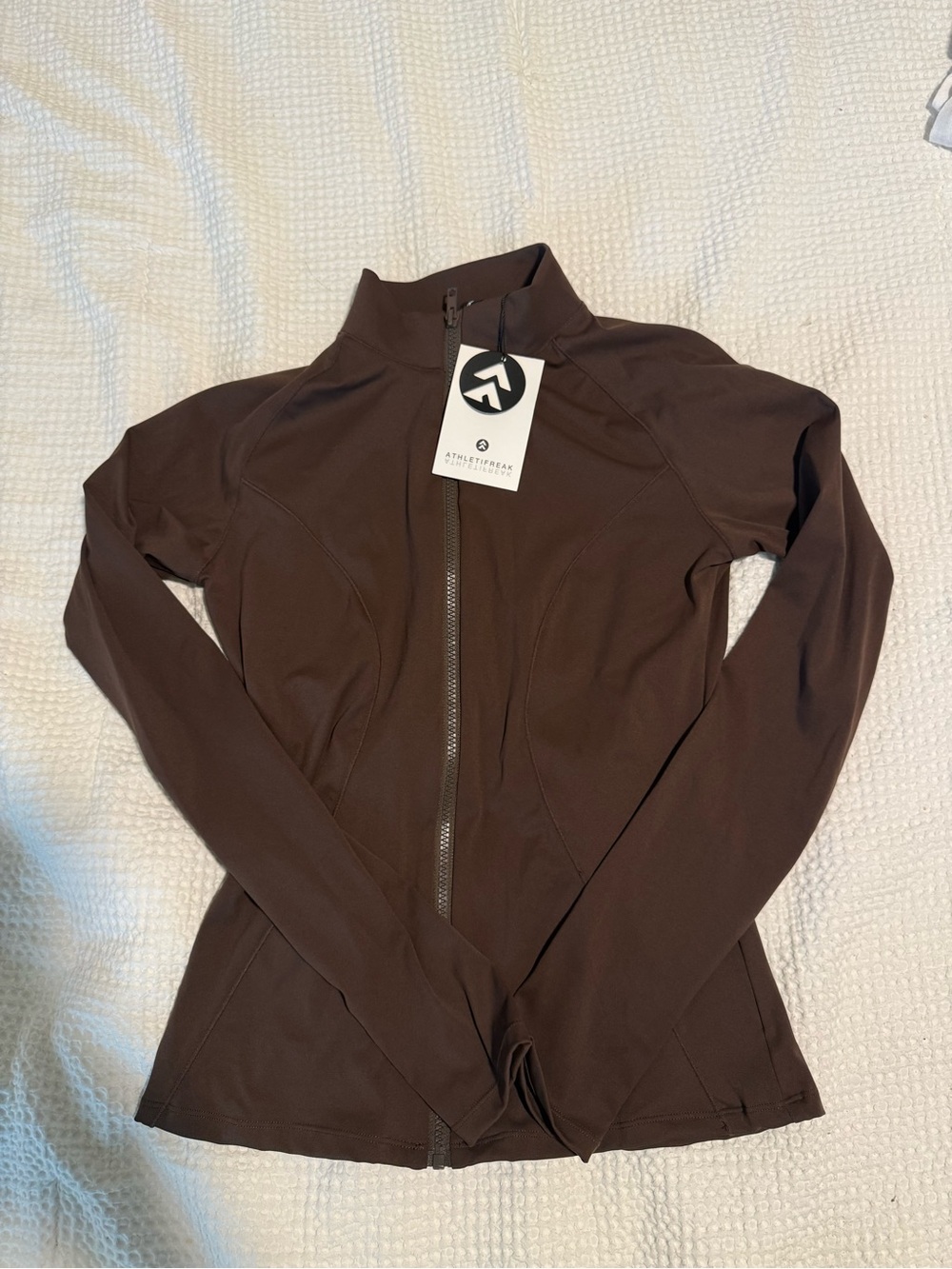 Athletifreak Brown Zip-Up Active Jacket